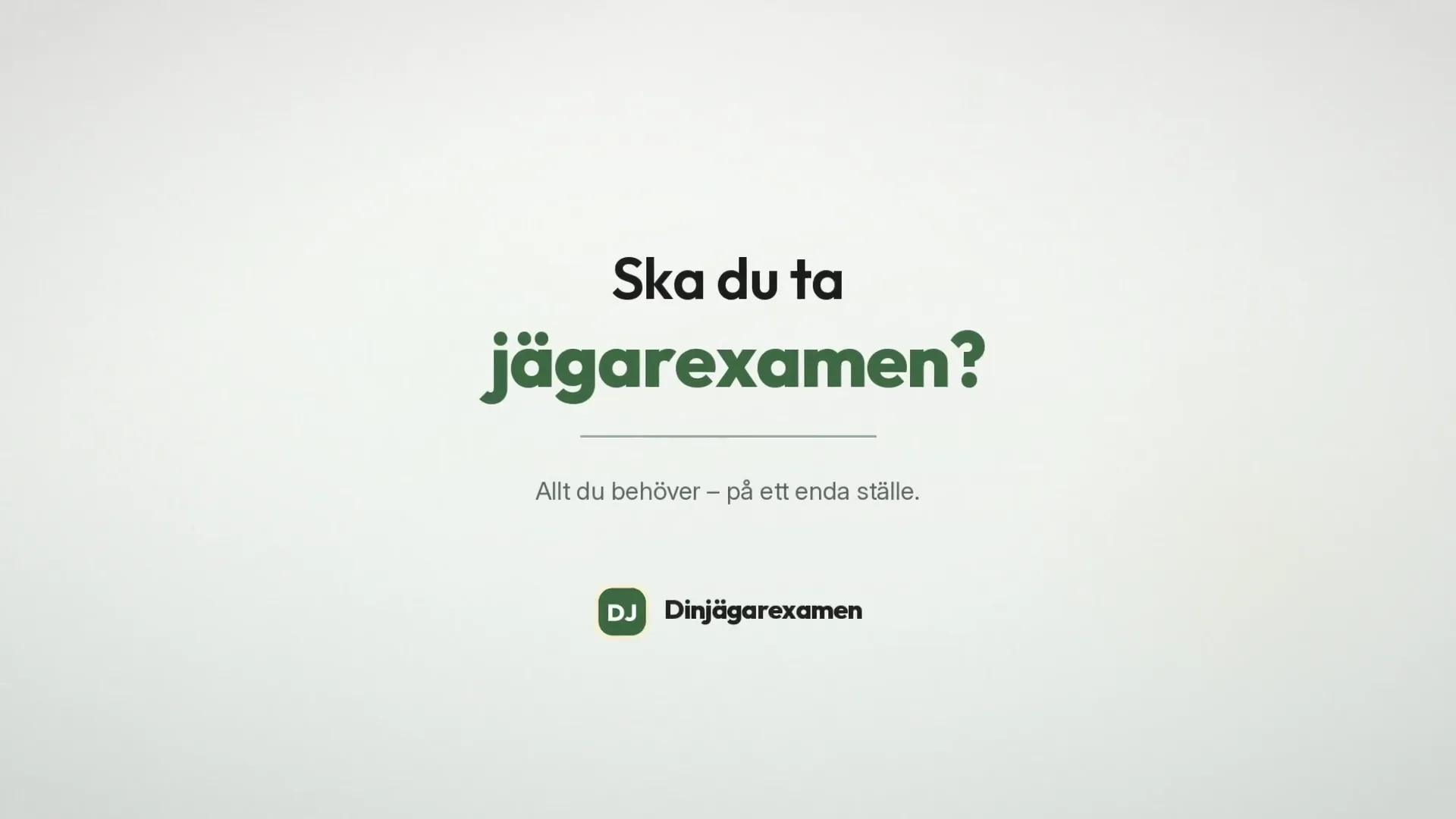 Lilla Jaktskolan: övningsfrågor i Dinjägarexamen