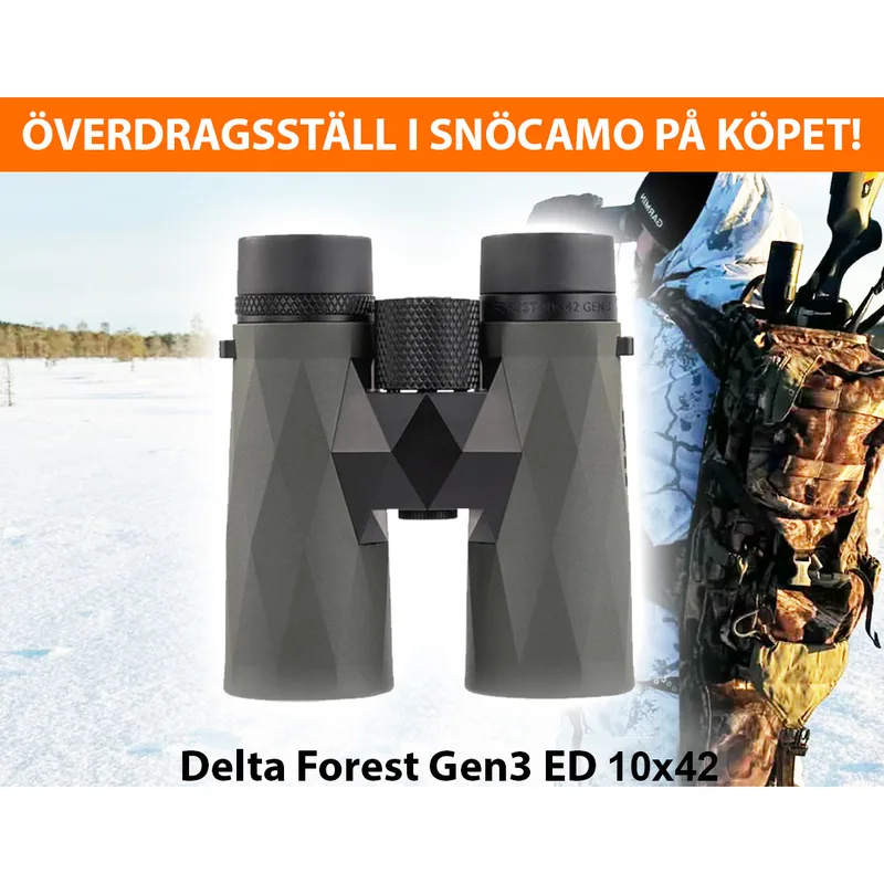 Forest Gen3 ED 10x42 + överdragsställ (kampanjpaket)